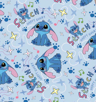 Hawaiian Alien Friends Polycotton Fabric - Half Yard (18” x 55”) 14850