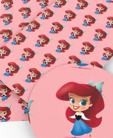 Little Mermaid polyCotton Fabric Half Yard (18” x 55”)