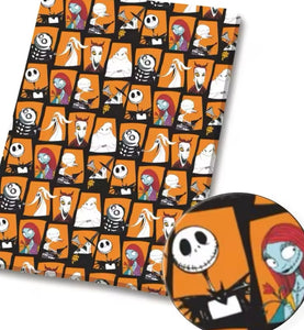 Nightmare Before Christmas polyCotton Fabric Half Yard (18” x 55”)