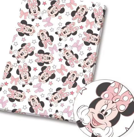 Minnie Mouse polyCotton Fabric Half Yard (18” x 55”)