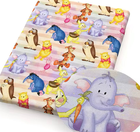 Winnie the Pooh polyCotton Fabric Half Yard (18” x 55”)