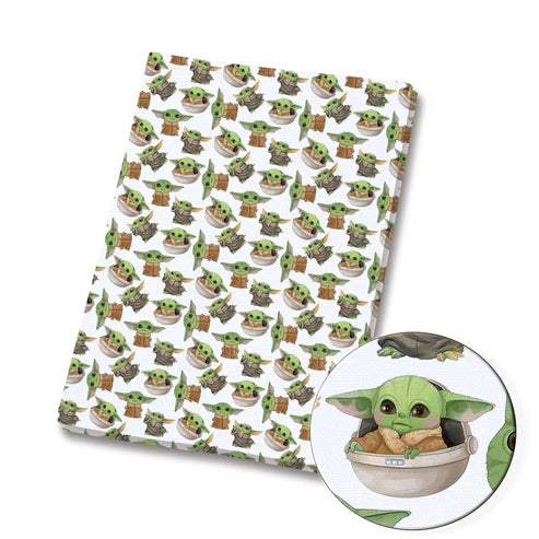 Cute Space Character Polycotton Fabric - Half Yard (18” x 55”) 754