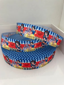 Snow White Grosgrain Ribbon