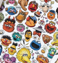 Sesame Street Muppets Elmo Big Bird Character Polycotton Fabric - Half Yard (18” x 55”) 44303