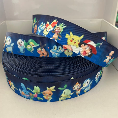 Pokemon Grosgrain Ribbon