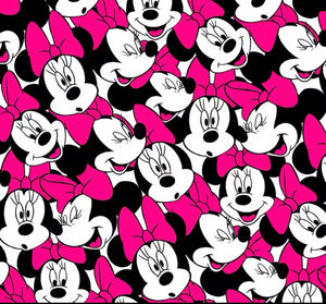 Minnie Mouse polyCotton Fabric Half Yard (18” x 55”)