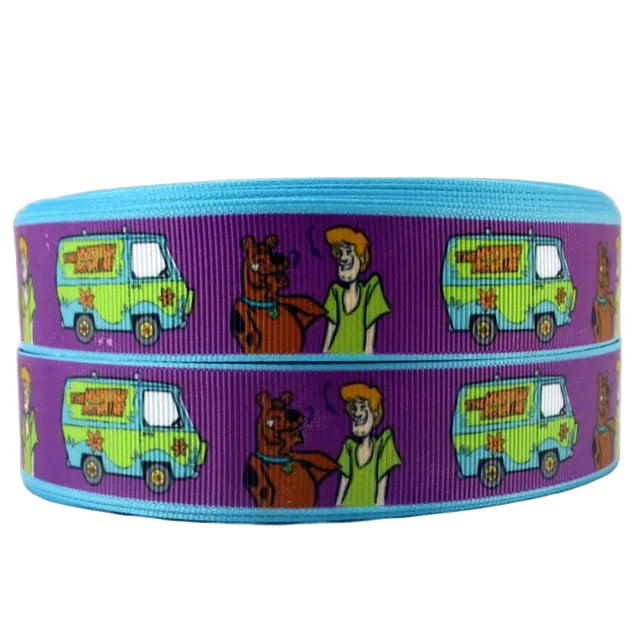 Mystery Pals Cartoon Dog Grosgrain Ribbon 1014444