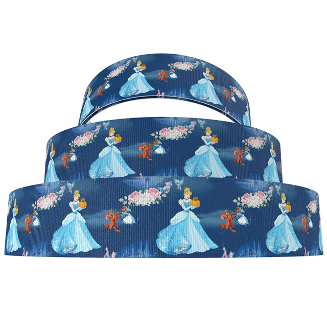 Glass Slipper Princess Grosgrain Ribbon 1225283
