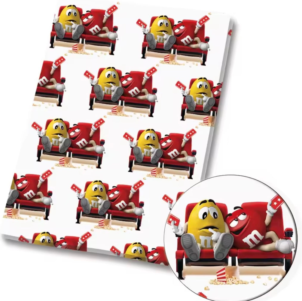 M & M's polyCotton Fabric Half Yard (18” x 55”)