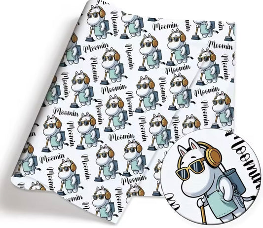 Moomin PolyCotton Fabric Half Yard (18” x 55”)
