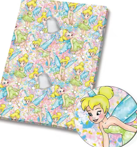 Tinkerbell Polycotton Fabric Half Yard (18” x 50”)