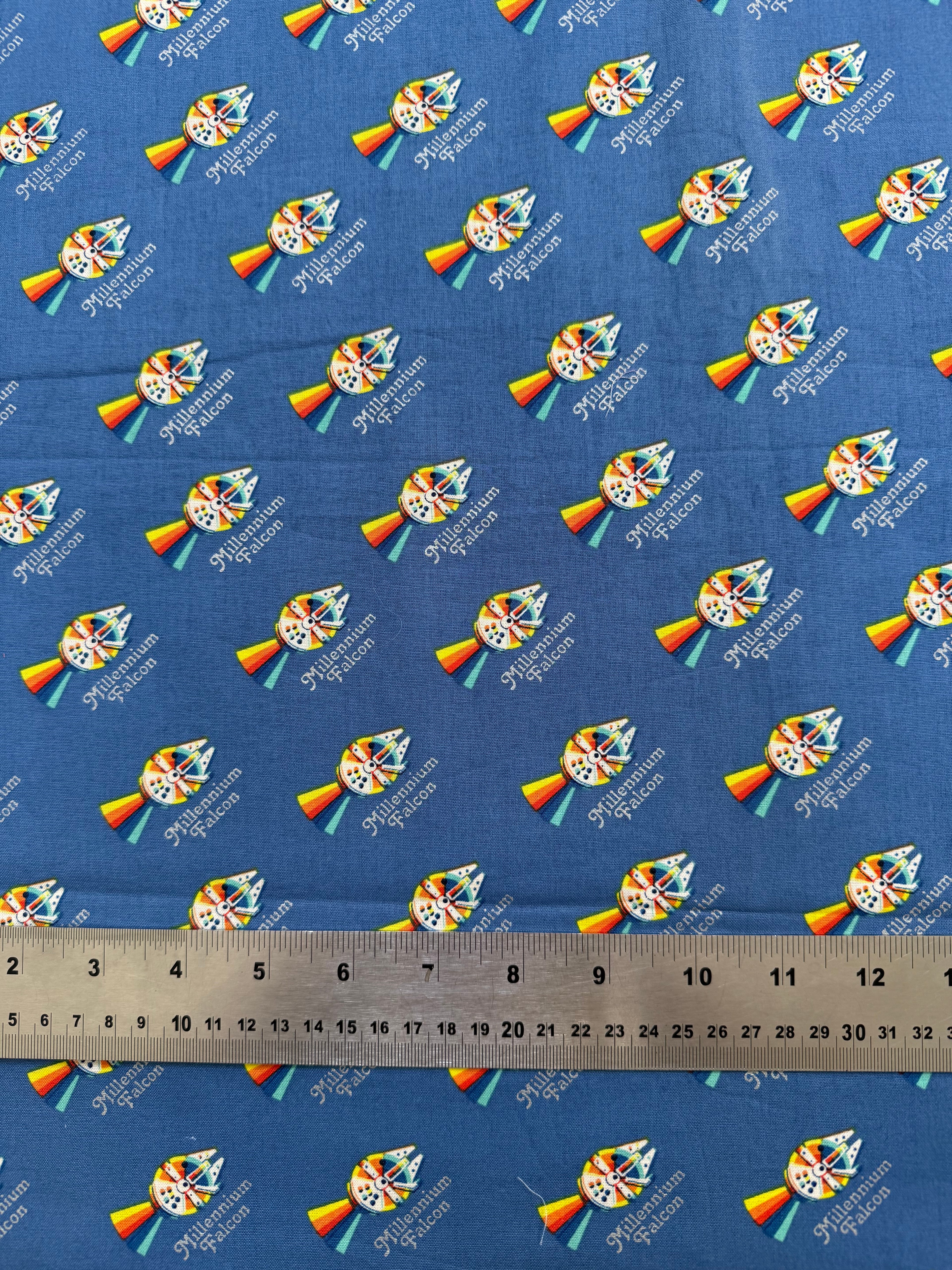 Star Wars Cotton Fabric - Half Yard (18” x 55”)