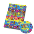 Mystery Detective Dog Polycotton Fabric - Half Yard (18” x 55”) 81645