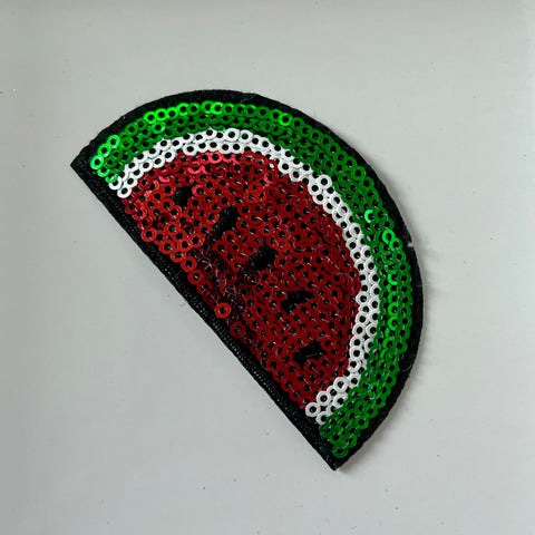Watermelon Sequin Embroidered Patch
