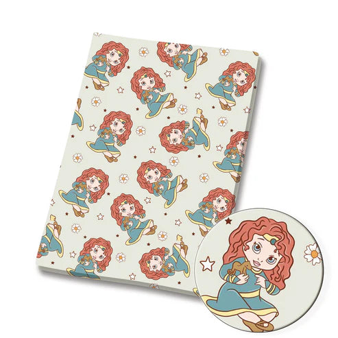 Disney Baby Princess Merida Brave Polycotton Fabric - Half Yard (18” x 55”) 82262