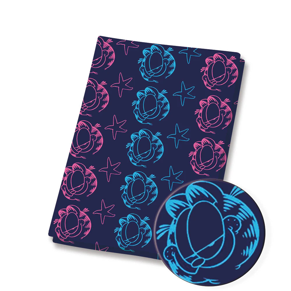 Garfield retro cat cartoon polyCotton Fabric Half Yard (18” x 55”) 3980