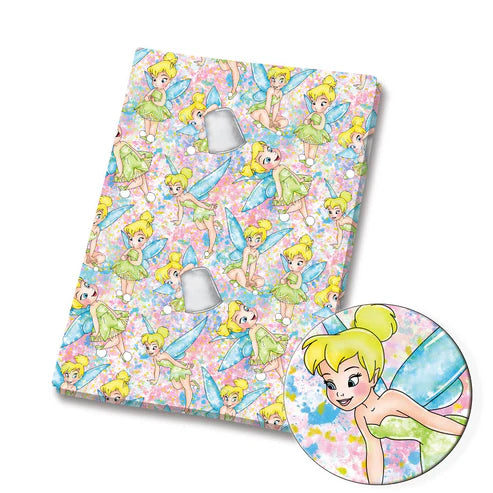 Grumpy Green Fairy Polycotton Fabric - Half Yard (18” x 55”) 85179