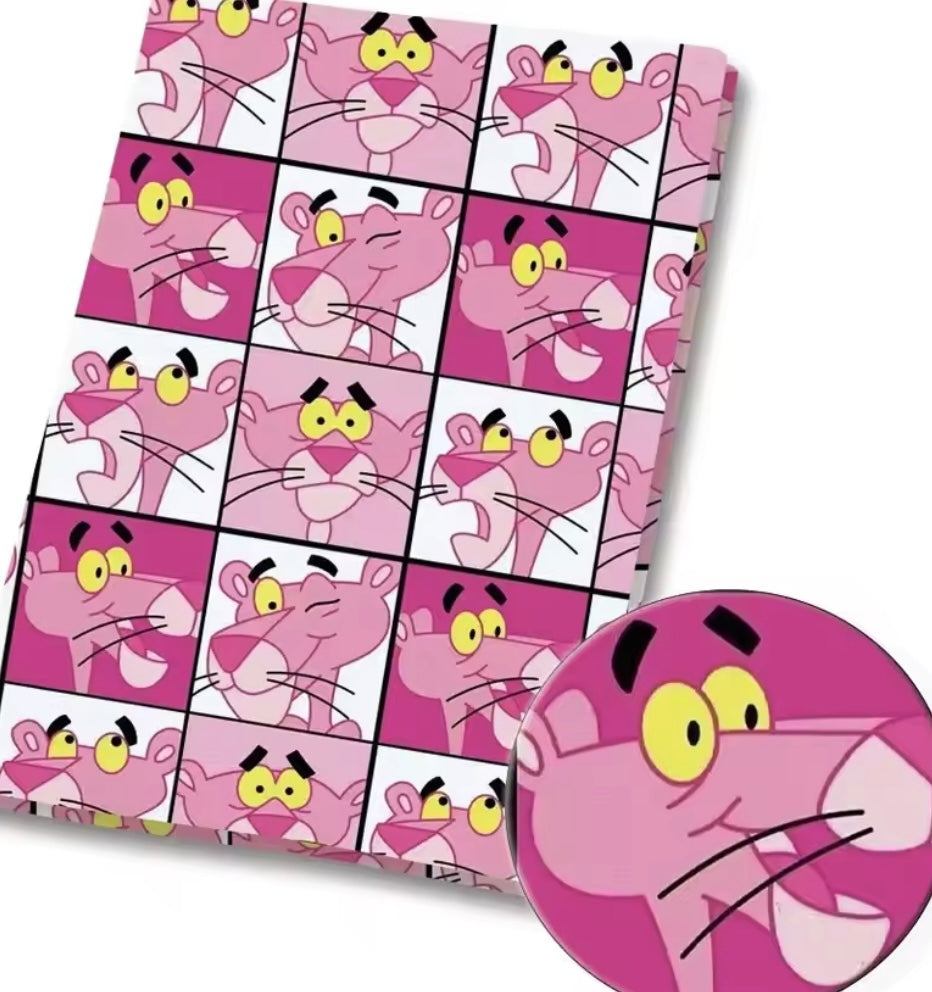 Pink Panther polyCotton Fabric Half Yard (18” x 55”)