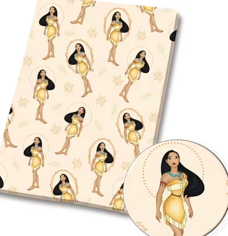 Pocahontas polyCotton Fabric Half Yard (18” x 55”)