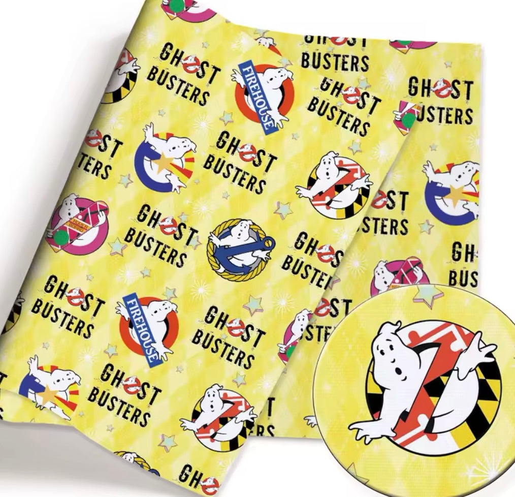 Ghostbusters polyCotton Fabric Half Yard (18” x 55”)