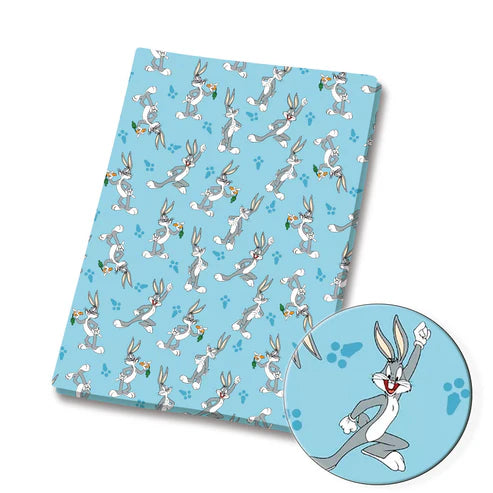 Cheeky Bunny Adventures Polycotton Fabric - Half Yard (18” x 55”) 5398