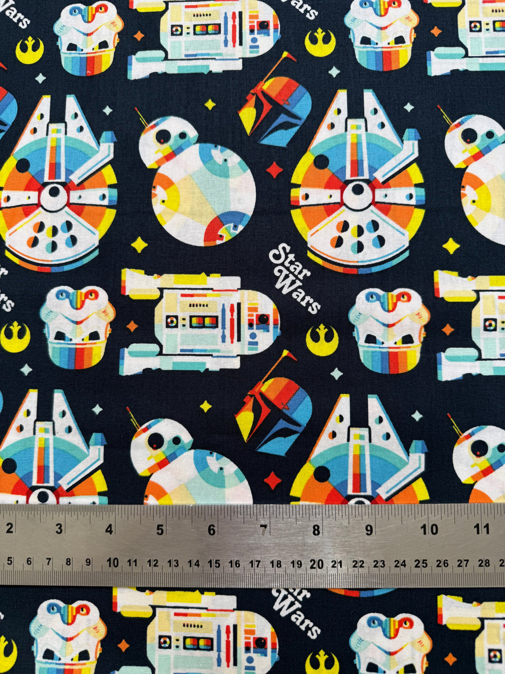 Star Wars Cotton Fabric - Half Yard (18” x 55”)