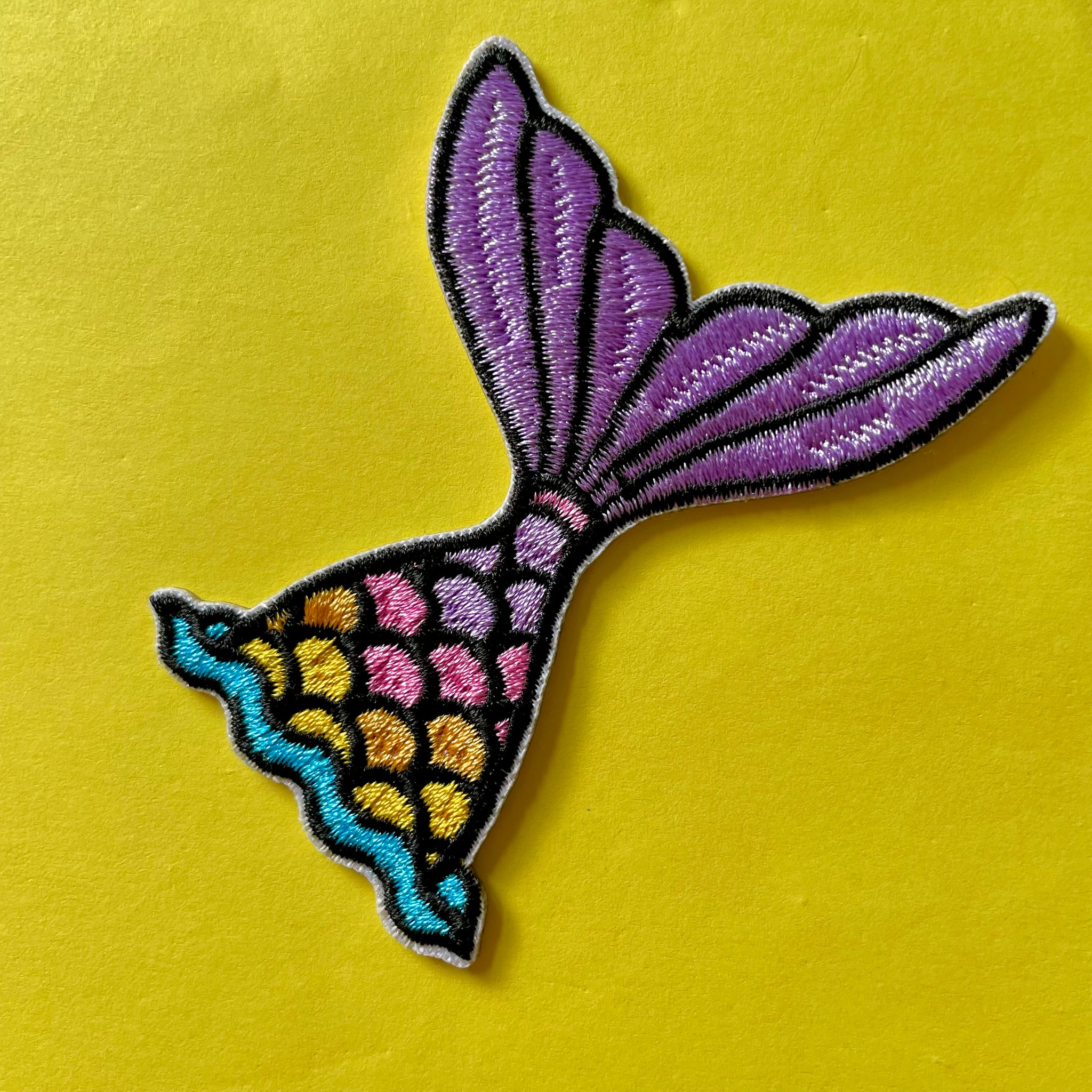 Mermaid Tail Embroidered Patch