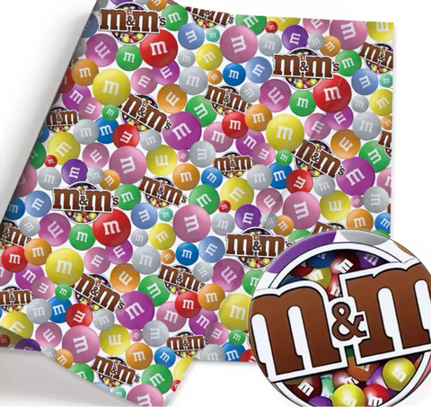 M & M's polyCotton Fabric Half Yard (18” x 55”)