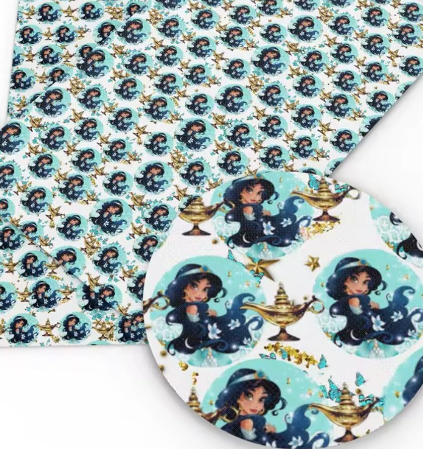 Princess Jasmine Cotton Fabric Half Yard (18” x 55”)