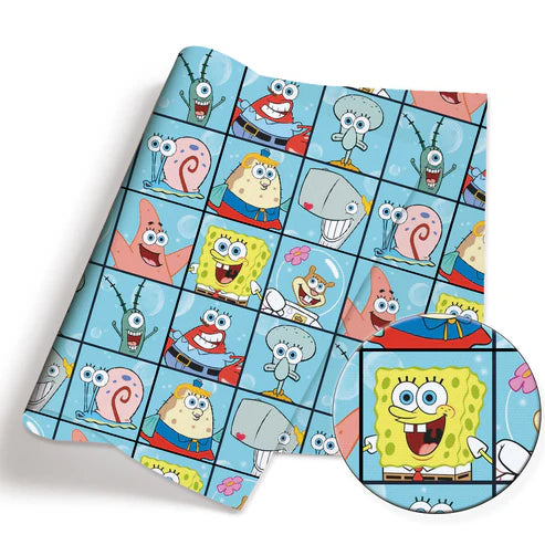Underwater Sponge Adventures Polycotton Fabric - Half Yard (18” x 55”) 47281