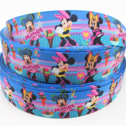 Classic Cartoon Girl Mouse Grosgrain Ribbon 1050080
