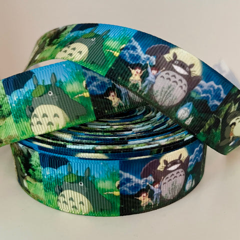 Totoro Grosgrain Ribbon