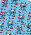 Disney Stitch Alien Christmas Polycotton fabric - Half Yard (18” x 55”) 41709