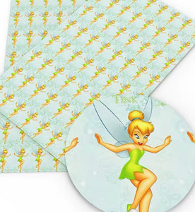 Tinkerbell Polycotton Fabric Half Yard (18” x 50”)