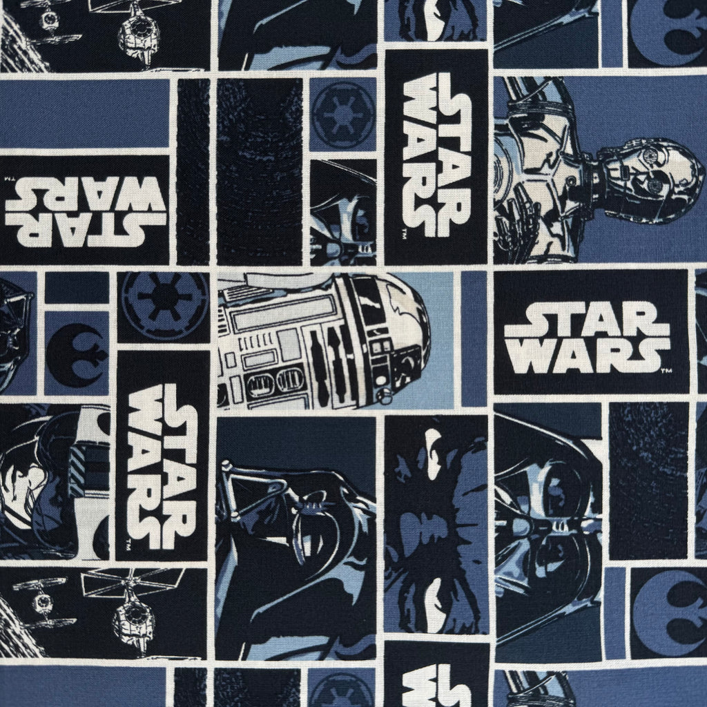 Star Wars Cotton Fabric - Half Yard (18” x 55”)
