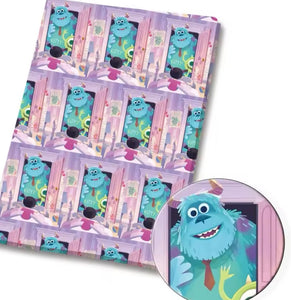 Monsters Inc PolyCotton Fabric Half Yard (18” x 55”)