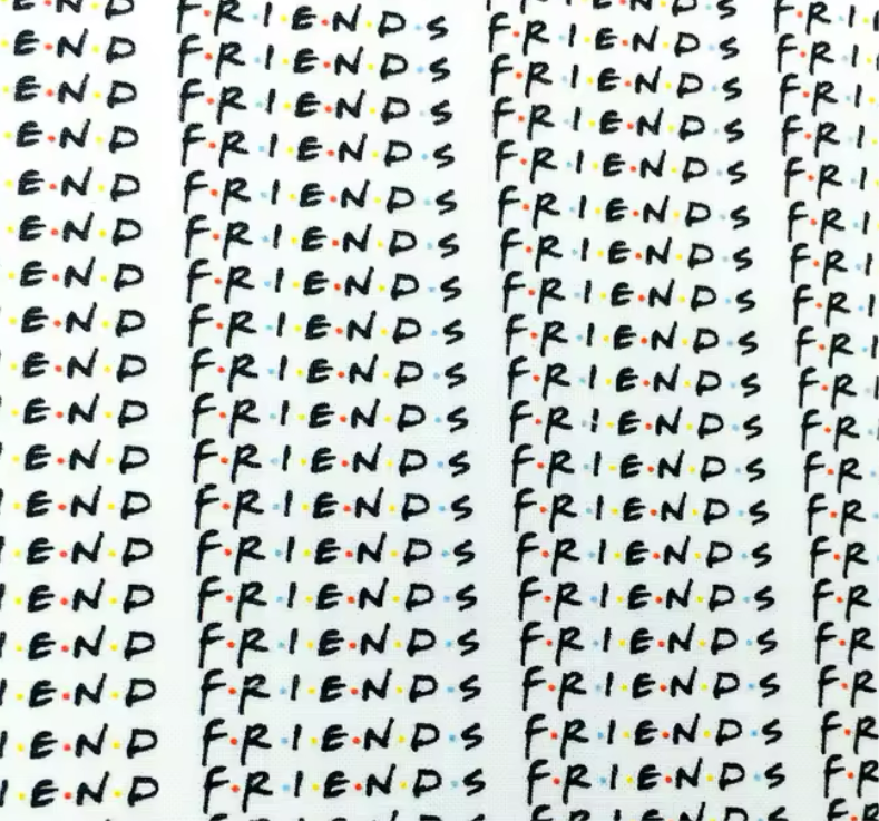 Friends polyCotton Fabric Half Yard (18” x 55”)