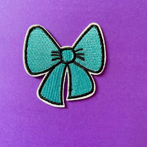 Bow Embroidered Patch