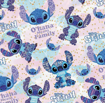 Hawaiian Alien Friends Polycotton Fabric - Half Yard (18” x 55”) 14859
