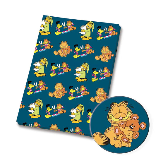 Garfield retro cat cartoon polyCotton Fabric Half Yard (18” x 55”) 5465