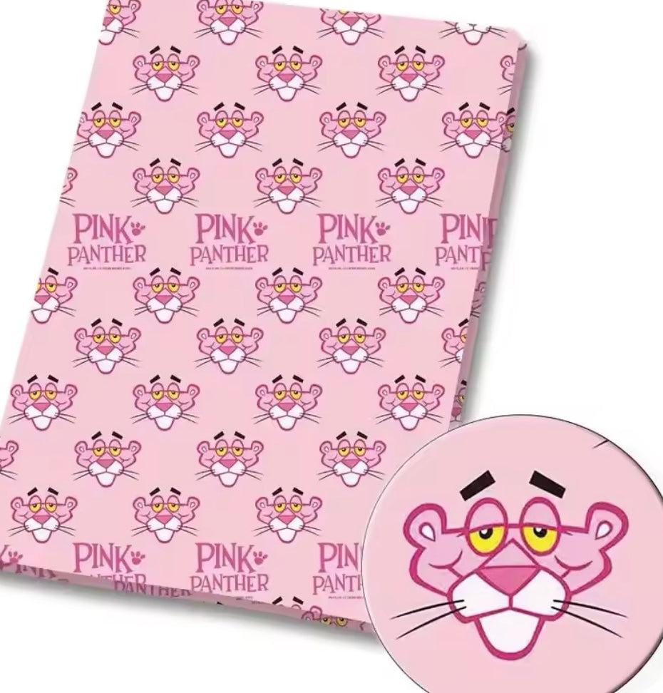 Pink Panther polyCotton Fabric Half Yard (18” x 55”)