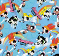 Super Girl Trio Adventures Polycotton Fabric - Half Yard (18” x 55”) 14614