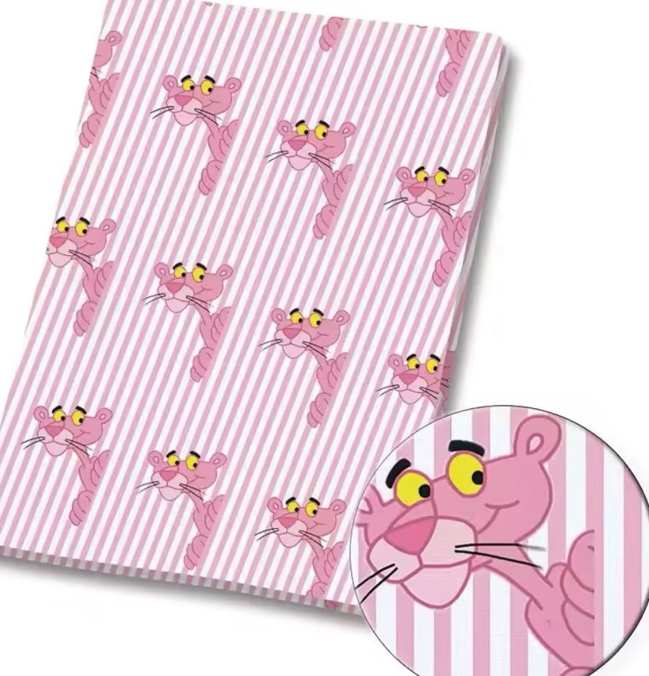 Pink Panther polyCotton Fabric Half Yard (18” x 55”)