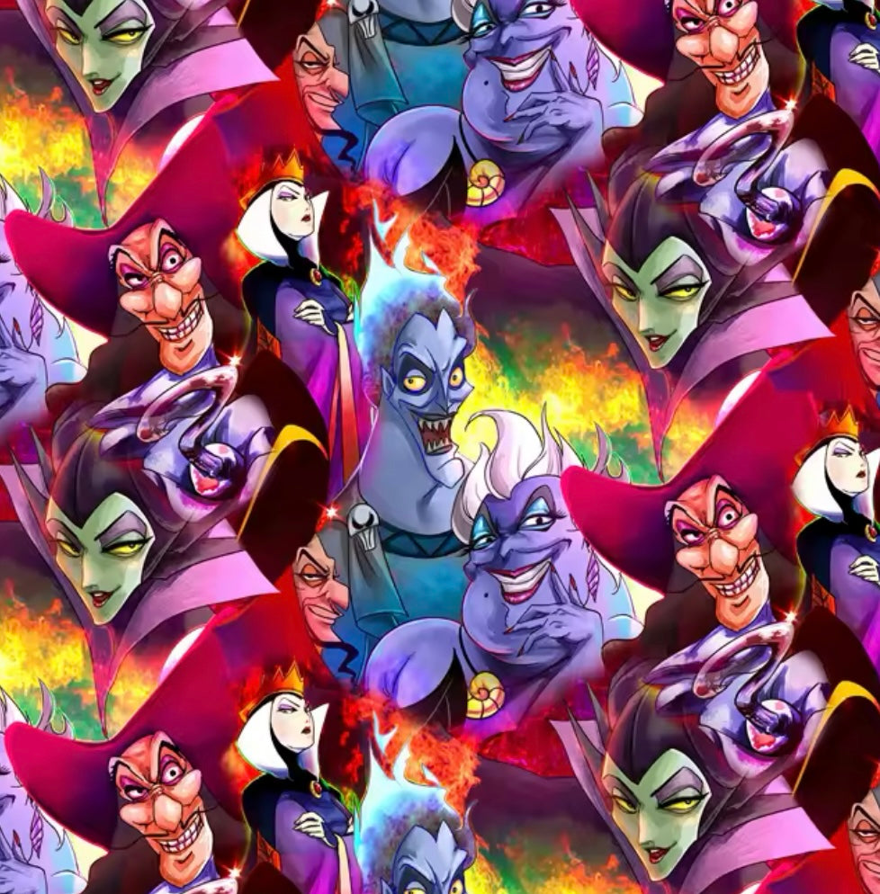 Villains polyCotton Fabric Half Yard (18” x 55”)