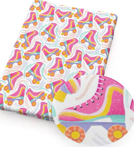Rollerskates Rollerboots polyCotton Fabric Half Yard (18” x 55”)