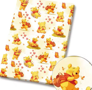 Winnie the Pooh polyCotton Fabric Half Yard (18” x 55”)