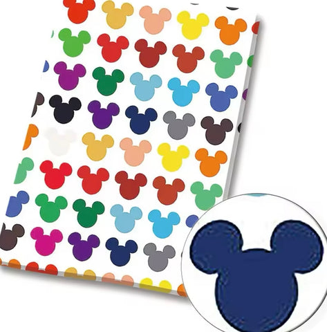 Mickey Mouse Polycotton Fabric Half Yard (18” x 50”)