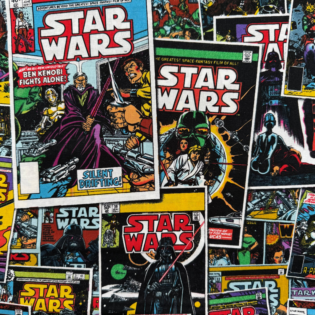 Star Wars Cotton Fabric - Half Yard (18” x 55”)