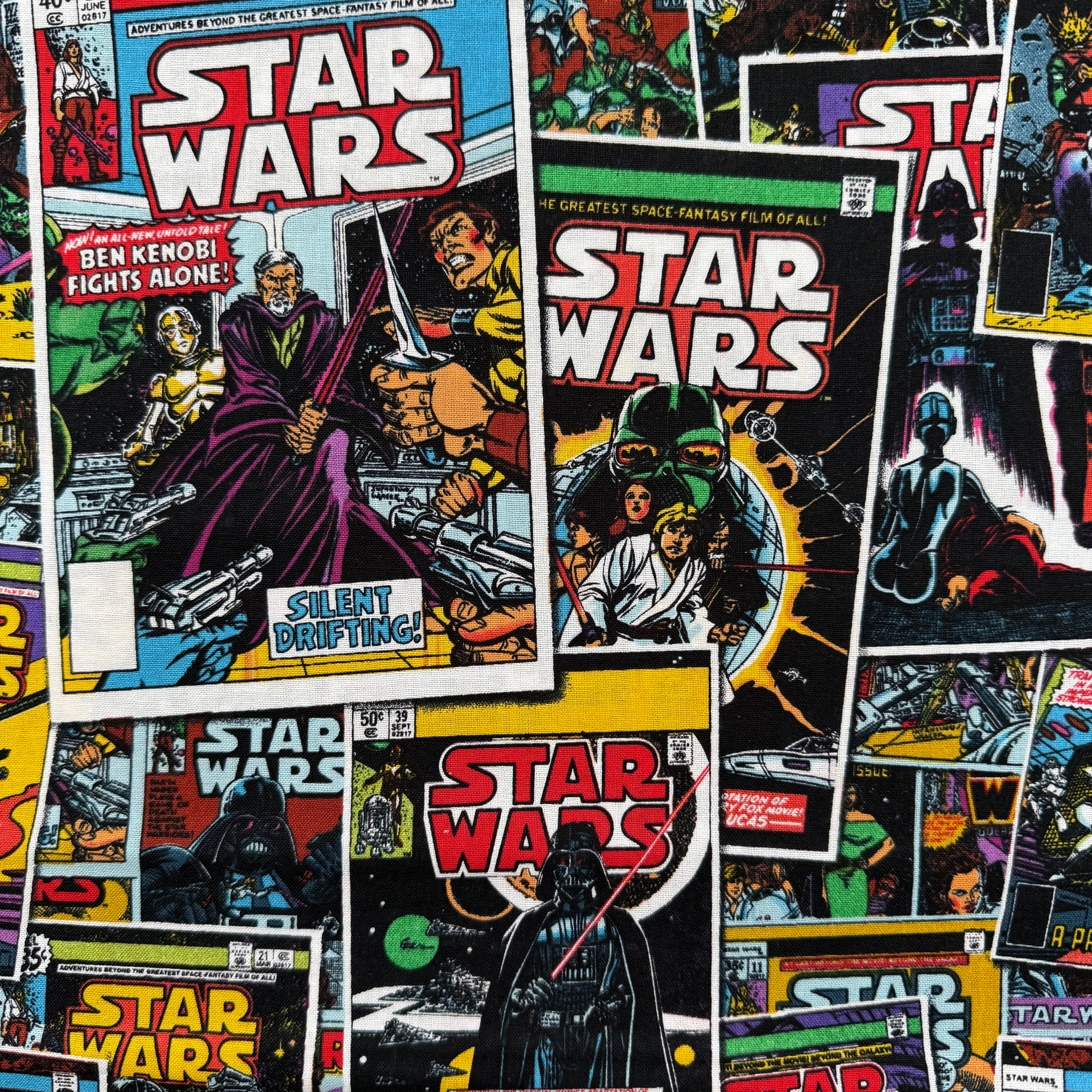 Star Wars Cotton Fabric - Half Yard (18” x 55”)