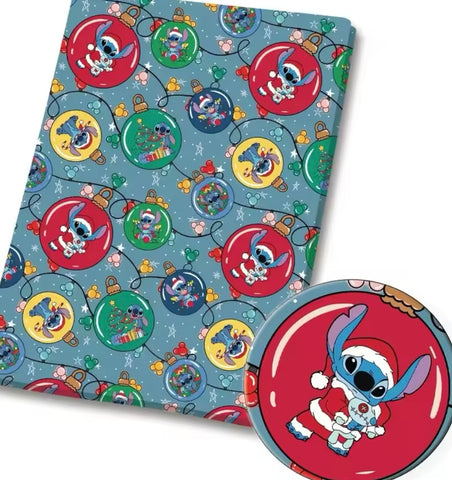 Stitch Christmas polyCotton Fabric Half Yard (18” x 55”)